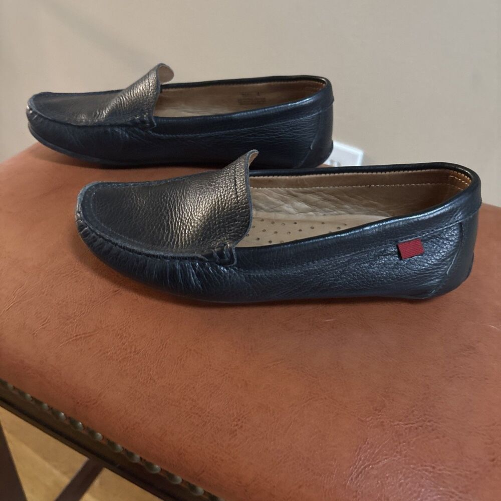 Women’s Marc Joseph Black Leather Loafer Capsule Wardrobe Classic Size 6